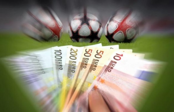 billets euros ballons de football