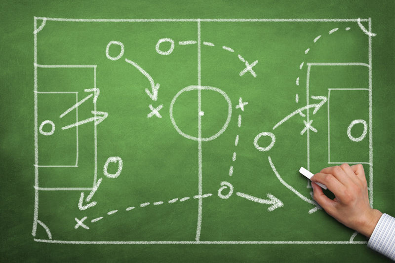 tableau strategie football